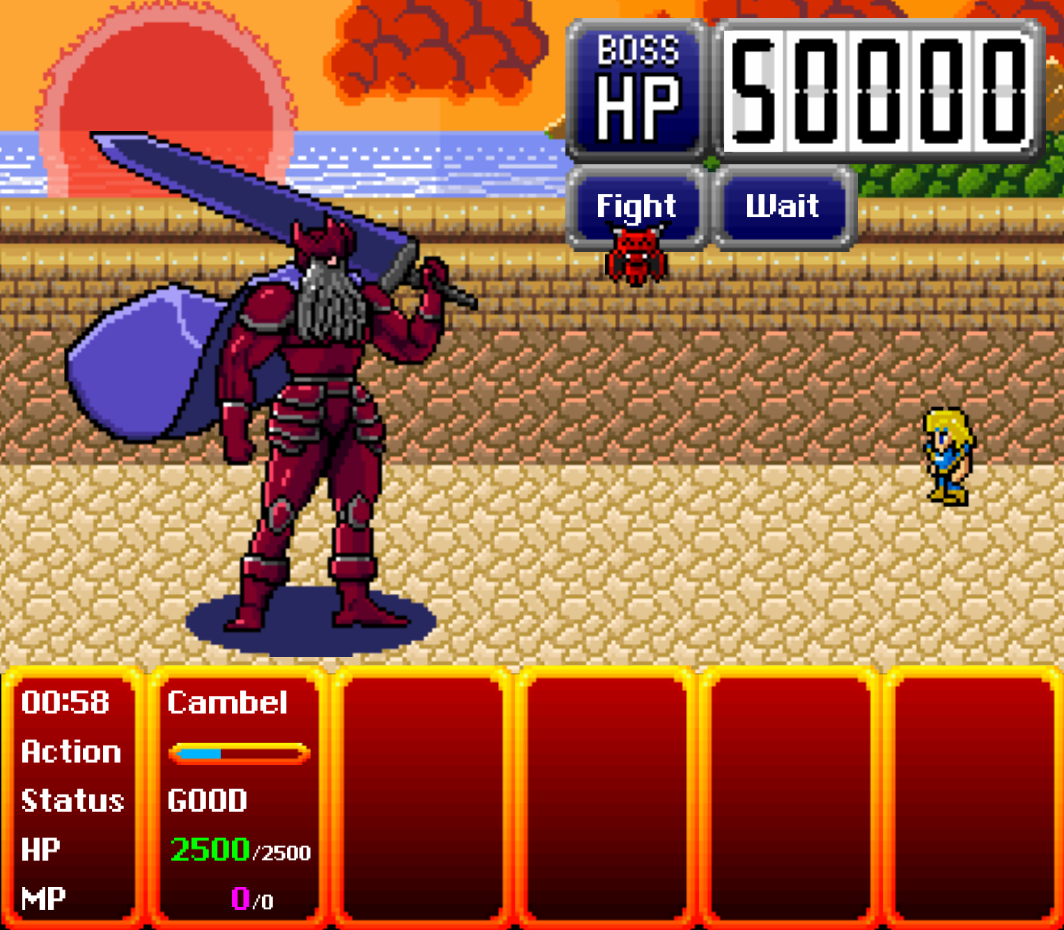 Boss Saga Crimson Knight Episode The Final Order Boss Battle